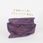 Adults Jack Wolfskin Headgear Red Casual Outdoor Multi-Functional Headband